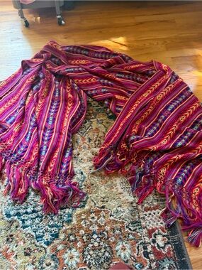 Mexican woven shawl